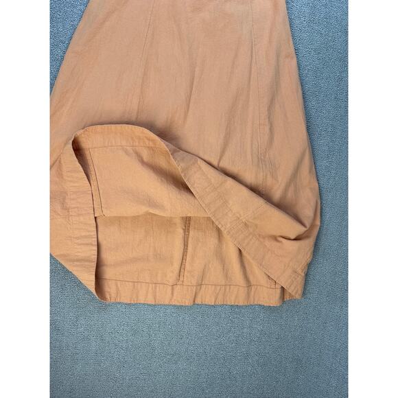 Free People Dress Halter Midi Smocked Back Triangle Cups Size Medium - Picture 6 of 10